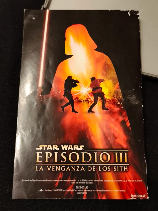 Star Wars Episódio 3 Vingança dos Sith. Ps2.