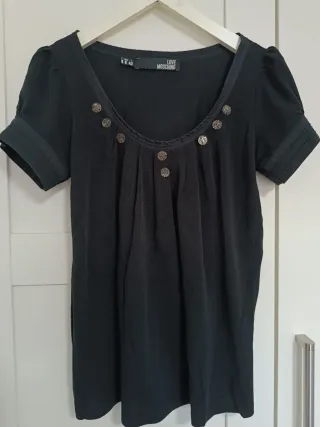 Camiseta negra manga corta