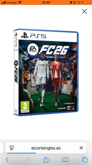 FC 26 PS5 EA Sports Videojuego
