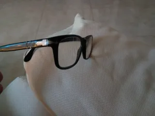 Occhiali da vista Persol neri e argento