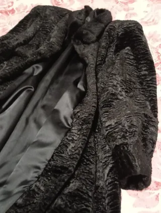 Abrigo de mujer negro