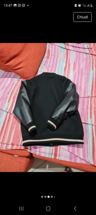 Bomber Zara ragazzo nero tg. 13-14 anni