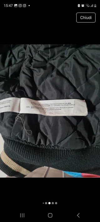 Bomber Zara ragazzo nero tg. 13-14 anni