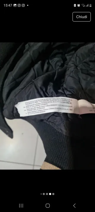 Bomber Zara ragazzo nero tg. 13-14 anni