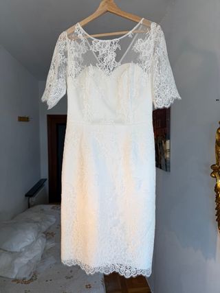 Vestido de Novia Bianco Evento Greta Talla 42