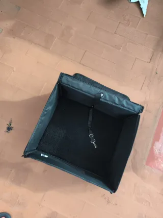 Transportín Coche Mascotas Negro