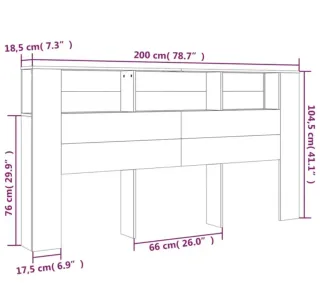 GRATIS Cabecero blanco con estantes
