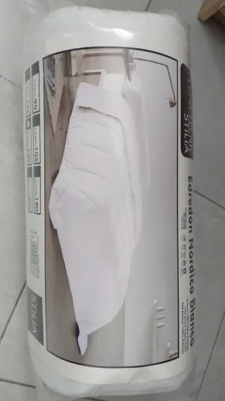 Edredón Nórdico Blanco Cama 150