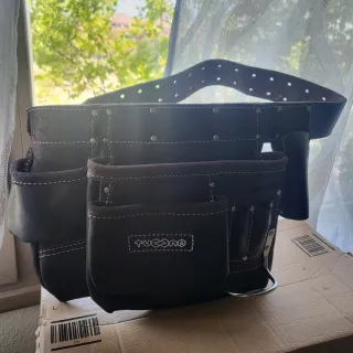 Cinturón portaherramientas de carpintero, jardiner