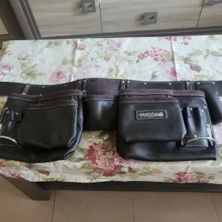 Cinturón portaherramientas de carpintero, jardiner