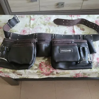 Cinturón portaherramientas de carpintero, jardiner