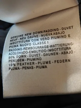 Chaqueta Belstaff Plumas Talla S