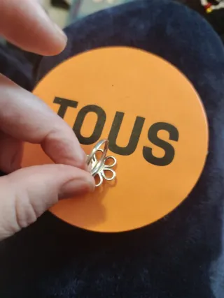 Anillo Tous Flor de amatista y plata de ley