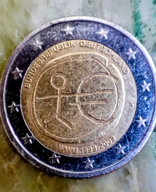 Moneda 2 Euros Bundesrepublik Deutschland