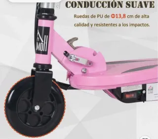 Patinete eléctrico rosa