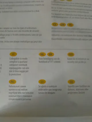 Cable de seguridad para portátil