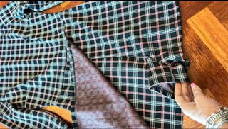 Tutina a quadri donna