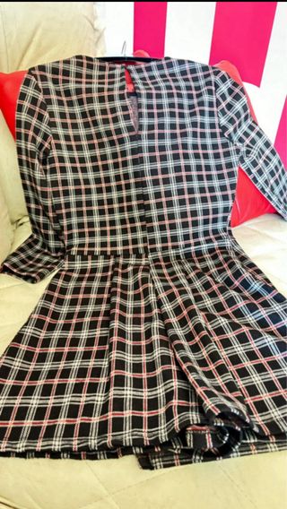 Tutina a quadri donna