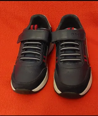 Sneakers Geox Bambino Blu/Rosse Sneakers J Briezee