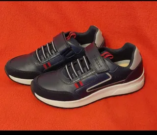 Sneakers Geox Bambino Blu/Rosse Sneakers J Briezee