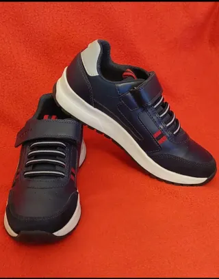 Sneakers Geox Bambino Blu/Rosse Sneakers J Briezee