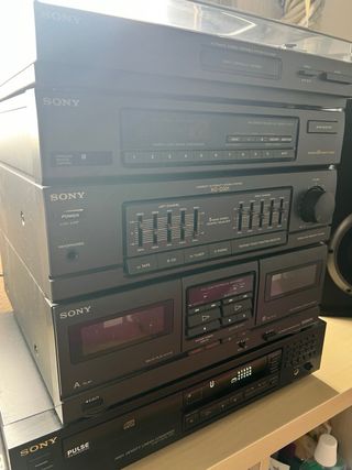 Minicadena Sony XO-D301+dos altavoces