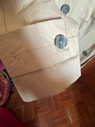 Gabardina Zara niña Talla 10 Beige