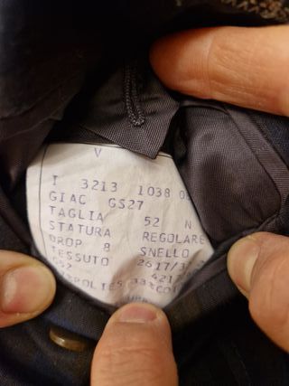 Giacca Nino Cerruti quadri blu/marrone