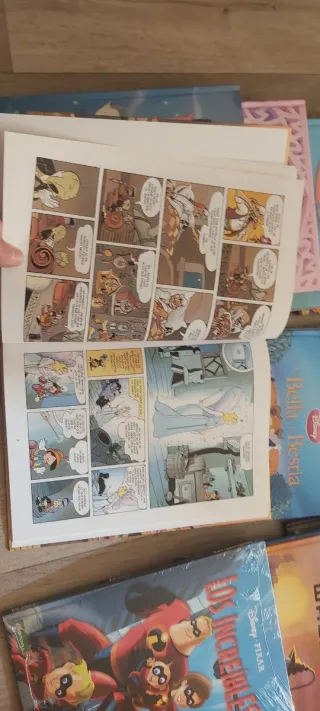 La cenicienta. La bella y la bestia. Cars. Wall-e.