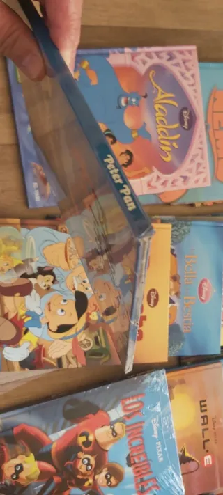 La cenicienta. La bella y la bestia. Cars. Wall-e.