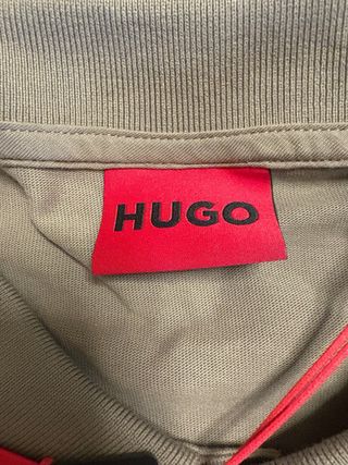 Polo Hugo Boss Uomo Beige Taglia L