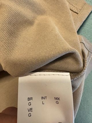 Polo Hugo Boss Uomo Beige Taglia L