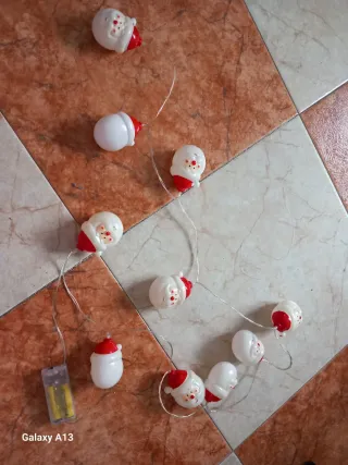 Luces de Navidad de Papá Noel