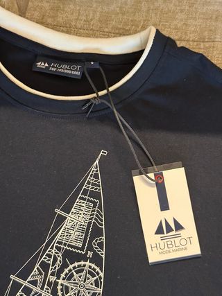 Camiseta Hublot Manga Larga Talla S azul marino