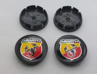 Tapabujes 56mm Centro Ruedas Llantas Abarth Fiat