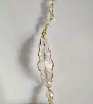 Bracciali lavorati a mano con cristalli di vetro