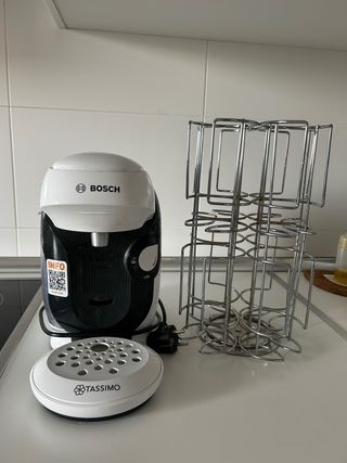 Cafetera Bosch Tassimo + Soporte