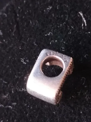 Charms Pandora Plata 925 Letras A,D,J y M&M