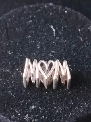 Charms Pandora Plata 925 Letras A,D,J y M&M