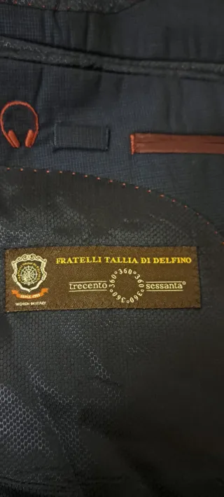 Traje Azul Emilio Tucci