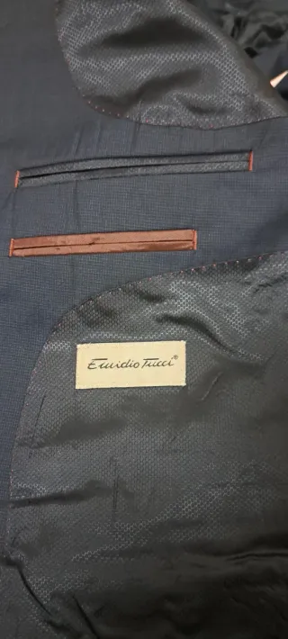 Traje Azul Emilio Tucci