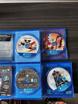 Giochi PS4: GTA V, Bloodborne, Destiny, Overwatch