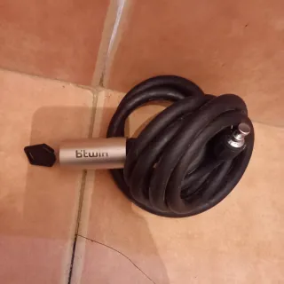 Antirrobo Btwin Cable Negro