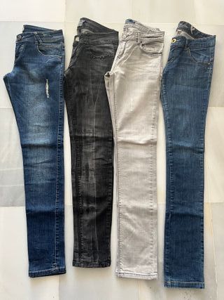 Pack 4 vaqueros Talla 36