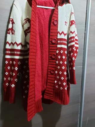 Chaqueta de punto con forro polar invierno