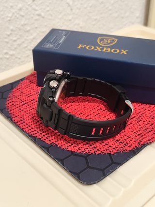 Reloj FOXBOX Hombre Negro y Dorado