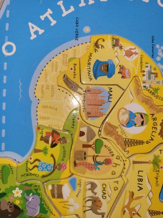 Mapa Mundi Imanes Infantil Janod