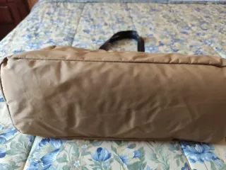 Borsa shopper piumino grande Hogan beige