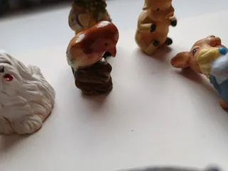 Lote 6 mini figuras decorativas vintage