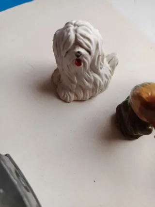 Lote 6 mini figuras decorativas vintage